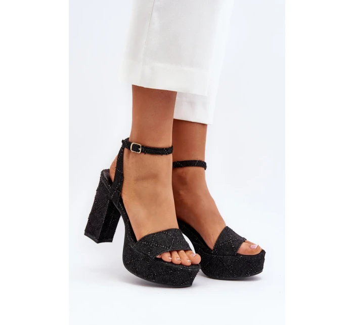 Sandály na podpatku  model 194142 Step in style