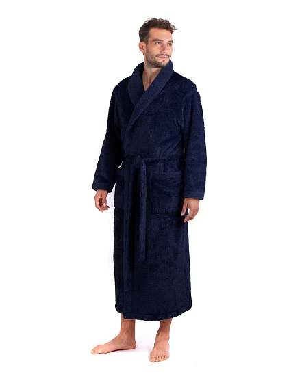 Pánský župan 2143 Alta dark denim - Vestis