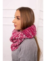 model 18752023 Dámský šátek s čepicí fuchsiová - K-Fashion