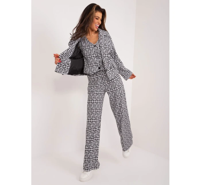 Bunda LK MA 509562.76 šedá černá Bunda LK MA 509562.76 šedá černá