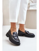 Dámské lakované mokasíny Vinceza černé Dámské lakované mokasíny Vinceza černé