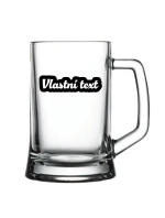 Personalizovaná pivní sklenice s obrysem 