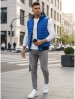 Pánská modrá vesta model 21966423 - Dstreet