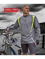 S Tréninkový top s zip s dlouhým rukávem 29. model 22426448 - Spiro S Tréninkový top s zip s dlouhým rukávem 29. model 22426448 - Spiro