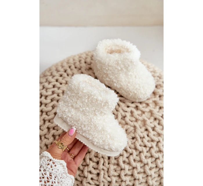 Dětské Sněhule S Kožíškem  Světle Béžové model 21678970 - Boto