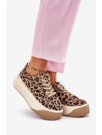 Tenisky Na Masivní Platformě Hladké Béžové Tirvanis Tenisky Na Masivní Platformě Hladké Béžové Tirvanis