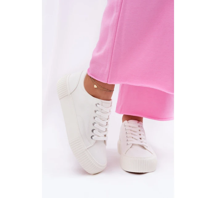 Textilní Dámské Tenisky Big Star model 21692182 Bílé - Big Star Shoes Textilní Dámské Tenisky Big Star model 21692182 Bílé - Big Star Shoes