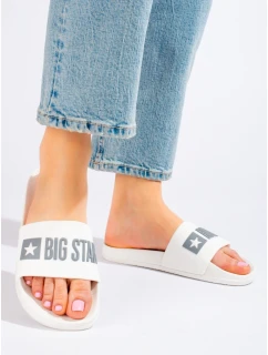 Pohodlné dámské nazouváky bílé bez podpatku