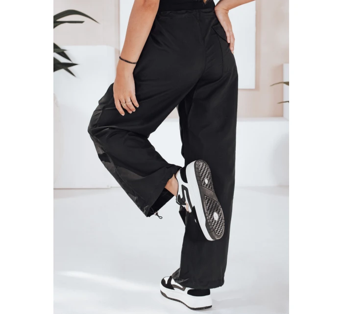 Dámské padákové kalhoty DENWER black FashionStreet UY1666