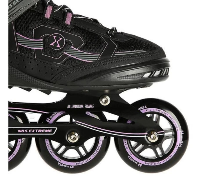 NILS EXTREME SKATES NA9157 BLACK/PURPLE VELIKOST 44 NILS EXTREME SKATES NA9157 BLACK/PURPLE VELIKOST 44