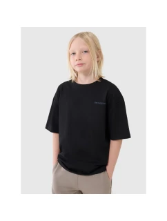 Chlapecké tričko oversize s nápisy 4F 4FJWSS25TTSHM2184-20S