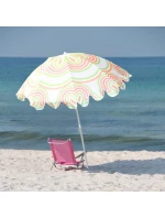 PLÁŽOVÝ A ZAHRADNÍ SLUNEČNÍK 160 CM ORANŽOVÝ A ZELENÝ PLÁŽOVÝ A ZAHRADNÍ SLUNEČNÍK 160 CM ORANŽOVÝ A ZELENÝ