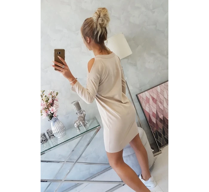 Šaty s potiskem Love béžové Šaty s potiskem Love béžové