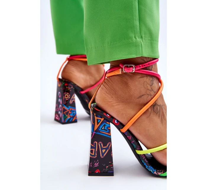 Módní sandály na vysokém podpatku Vícebarevné model 21613427 - Boto Módní sandály na vysokém podpatku Vícebarevné model 21613427 - Boto