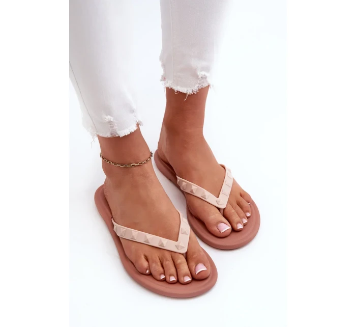 Dámské ploché flexibilní žabky ZAXY Růžové Dámské ploché flexibilní žabky ZAXY Růžové