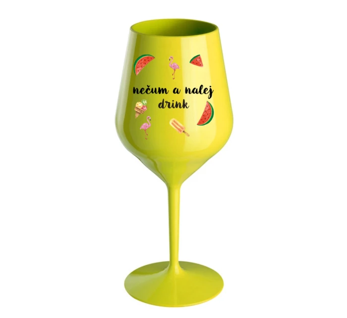 Personalizovaná nerozbitná sklenice s letním mixem Personalizovaná nerozbitná sklenice s letním mixem