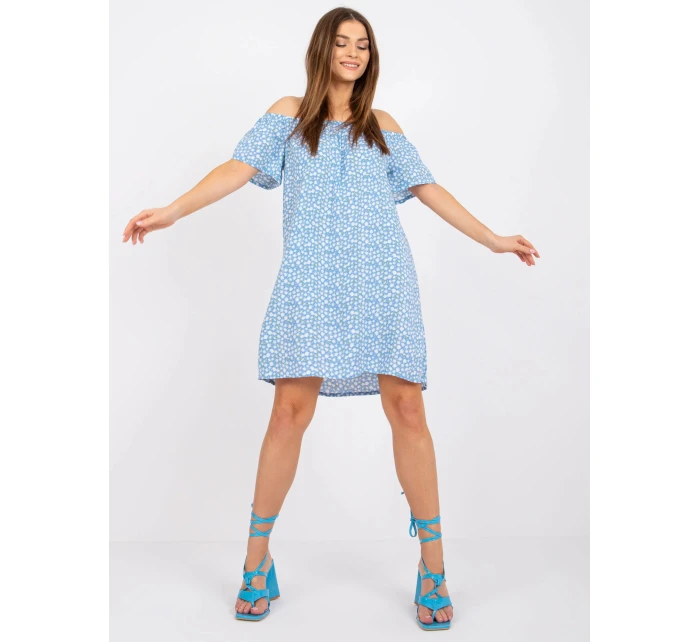 Dámské šaty D73771M30145H světle modré - FPrice Dámské šaty D73771M30145H světle modré - FPrice