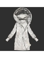 kurtka z kapturem  ecru model 21304755 - HONEY WINTER