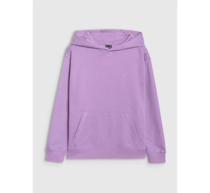 Dívčí mikina s kapucí model 21756963 - 4F Dívčí mikina s kapucí model 21756963 - 4F