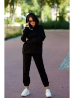 Izolovaná souprava s výšivkou Los Angeles černý Izolovaná souprava s výšivkou Los Angeles černý