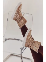 Dámské zateplené sněhule Big Star model 21601636 Béžove - Big Star Shoes Dámské zateplené sněhule Big Star model 21601636 Béžove - Big Star Shoes