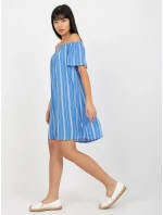 Dámské šaty  D73771R30145J bílo-modré - FPrice