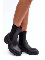 Matné boty Big Star černé Matné boty Big Star černé