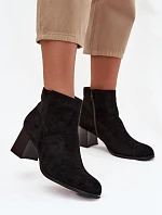 Dámské kotníkové boty JH21-80 černé - Marilou