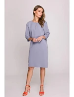 Dámské šaty S394 holubičí šedá - Stylove Dámské šaty S394 holubičí šedá - Stylove