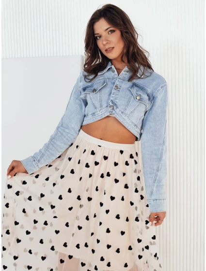 Dámská džínová bunda SHOLIN modrá FashionStreet TY4168