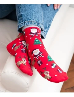 Ponožky Steven art.136 Świąteczne damskie 35-40