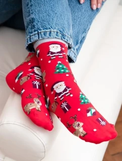 Ponožky Steven art.136 Świąteczne damskie 35-40