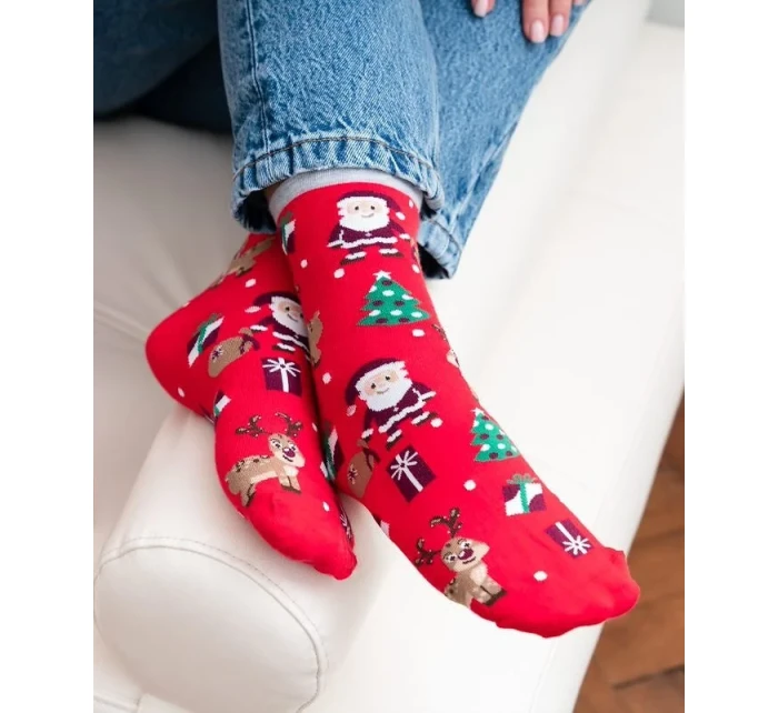 Ponožky Steven art.136 Świąteczne damskie 35-40