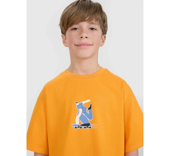 Chlapecké tričko s potiskem 4F 4FJRSS25TTSHM2641-70S