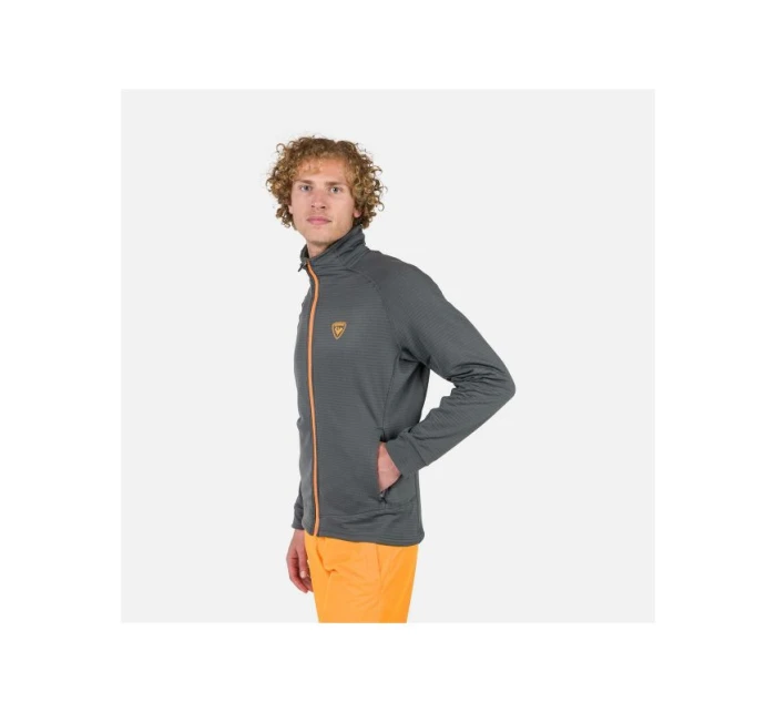 Rossignol Blackside Fleece Fz mikina šedá