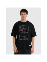 Pánské tričko oversize s potiskem model 21816916 - 4F Pánské tričko oversize s potiskem model 21816916 - 4F