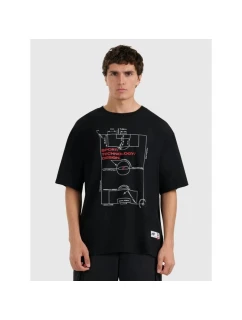 Pánské tričko oversize s potiskem model 21816916 - 4F