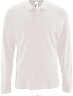 SOL'S Perfect LSL Men Pánské piqué polo s dlouhým rukávem 25.2087 white