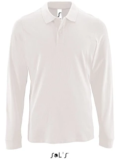 SOL'S Perfect LSL Men Pánské piqué polo s dlouhým rukávem 25.2087 white