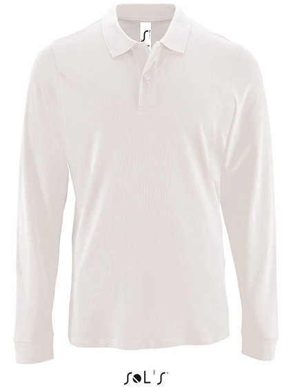 SOL'S Perfect LSL Men Pánské piqué polo s dlouhým rukávem 25.2087 white SOL'S Perfect LSL Men Pánské piqué polo s dlouhým rukávem 25.2087 white