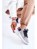 Dámská sportovní obuv nazouvací šedá Klayra Dámská sportovní obuv nazouvací šedá Klayra