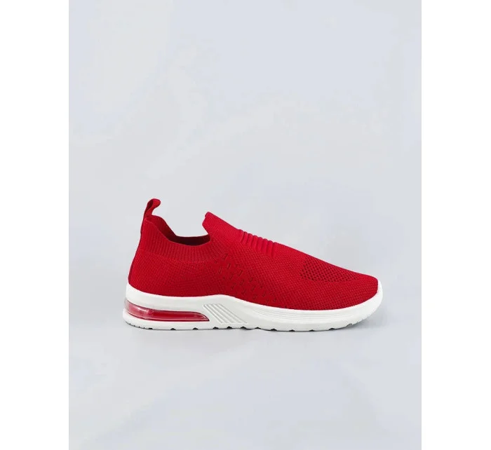 Červené dámské nazouvací sportovní boty model 17110172 - H&D