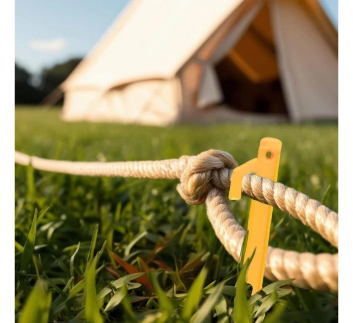 STANOVÉ KOLÍKY 22CM KPL 6KS ENERO CAMP PLASTOVÉ