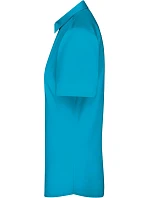 Daiber JN 679 Popelínová halenka s krátkým rukávem 02.0679 turquoise Daiber JN 679 Popelínová halenka s krátkým rukávem 02.0679 turquoise