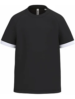 PA Dětské kontrastní sportovní tričko 20. black/white model 22461255 - Kariban ProAct