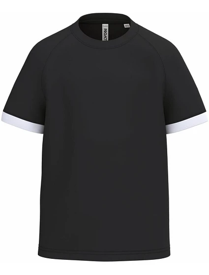 Kariban ProAct PA 4046 Dětské kontrastní sportovní tričko 20.4046 black/white Kariban ProAct PA 4046 Dětské kontrastní sportovní tričko 20.4046 black/white