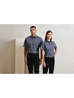 PR 202 Popelínová košile s krátkým rukávem model 22475703 black - Premier PR 202 Popelínová košile s krátkým rukávem model 22475703 black - Premier