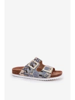 Dámské Pantofle S Přezkami A Béžové model 21690980 - S.Barski