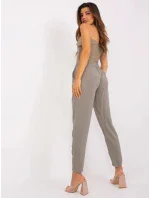 Dámské kalhoty model 18775295 Khaki - Sublevel