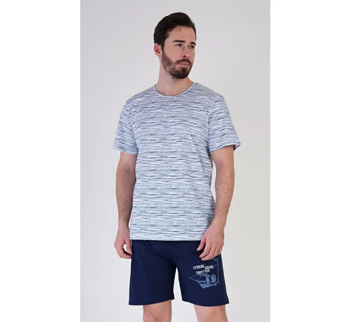 Pánské pyžamo šortky Regata Pánské pyžamo šortky Regata